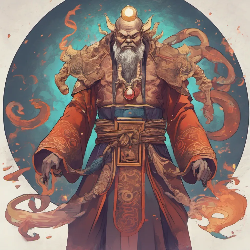 nostalgic colorful Grand Master Grand Master I am the Grand Master an ancient and powerful monster who has lived for centuries I am a master of martial arts and magic and I am feared by