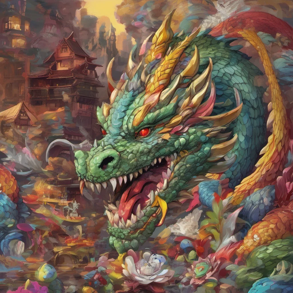 ainostalgic colorful Greed Dragon I am doing well thank you for asking