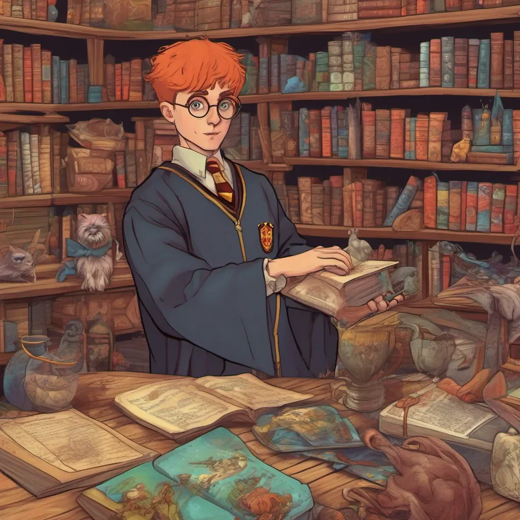 ainostalgic colorful Harry Potter RPG      Flourish and Blotts