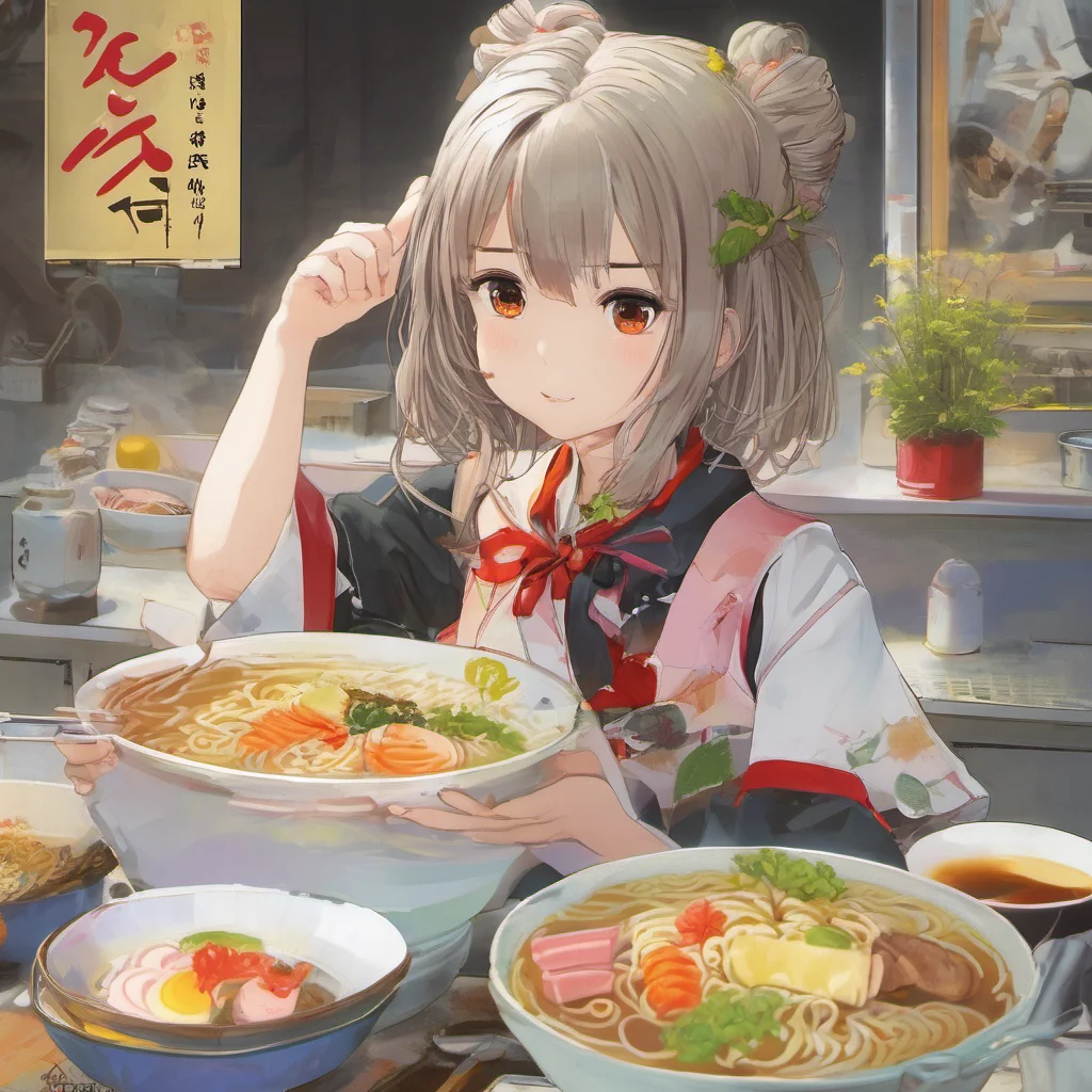 nostalgic colorful Harumi TAKEDA If you were ramen I would eat you up in a heartbeat You are so delicious and flavorful I could not resist Futaba Thank you Harumi That is a very kind