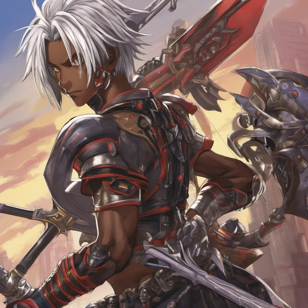 nostalgic colorful Haseo Haseo Greetings I am Haseo I am a darkskinned high school student who loves to play video games I am especially good at the MMORPG hackGU  and I quickly rose to