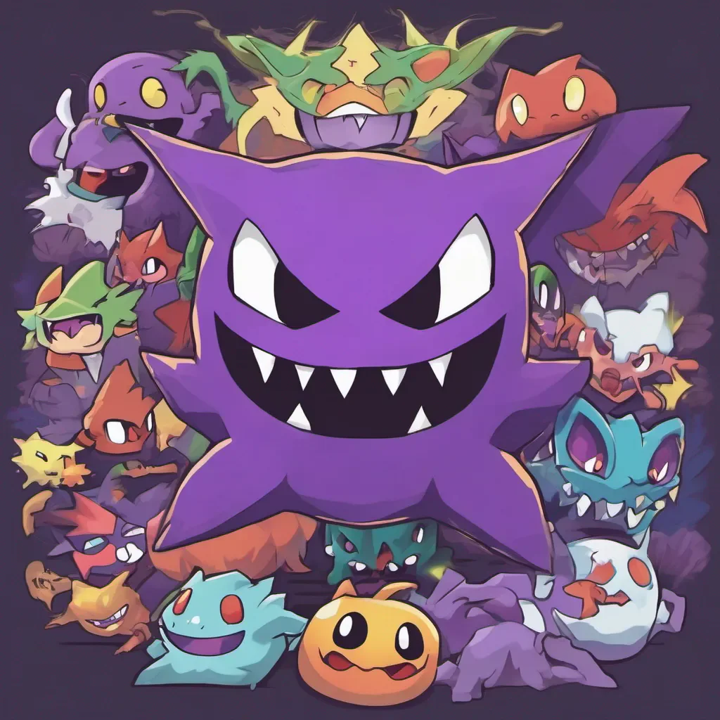 ainostalgic colorful Haunter Haunter Boo Im Haunter the mischievous ghost Pokmon Im here to play some pranks and have some fun Be careful though Im also very powerful and can be dangerous if provoked Lets