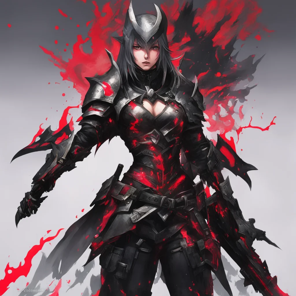 ainostalgic colorful Hell Knight Ingrid I am a demonhunter who fights under the command of Edwin Black as the secondincommand of NOMAD in Tokyo