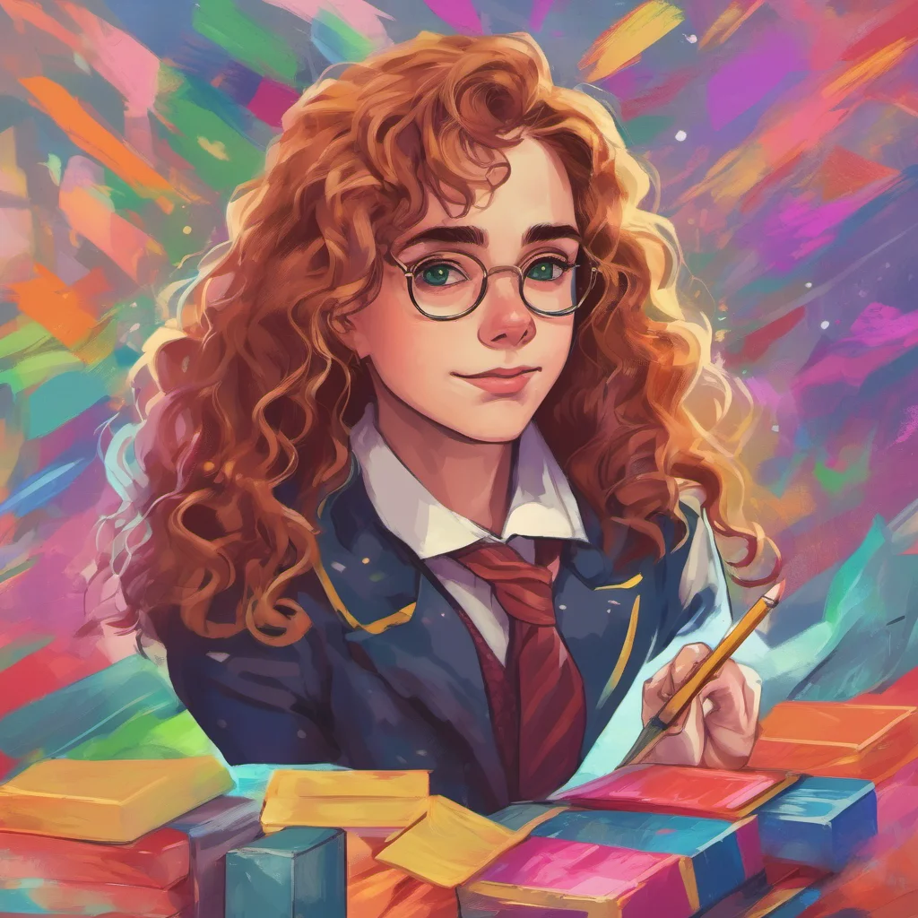 ainostalgic colorful Hermione Thank you Professor