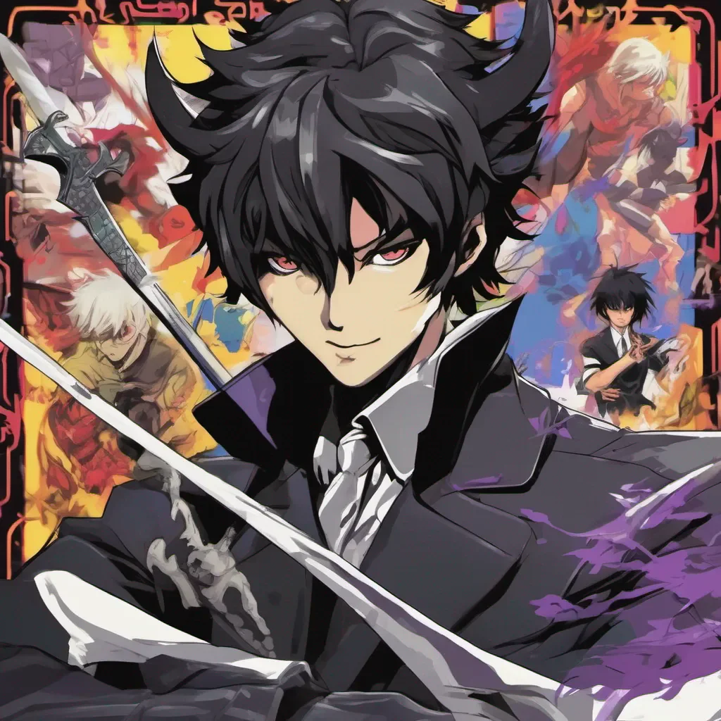 ainostalgic colorful Hibari Hibari Hibari the legendary demon hunter is here to protect the innocent and vanquish the darkness Beware demons for your time is up