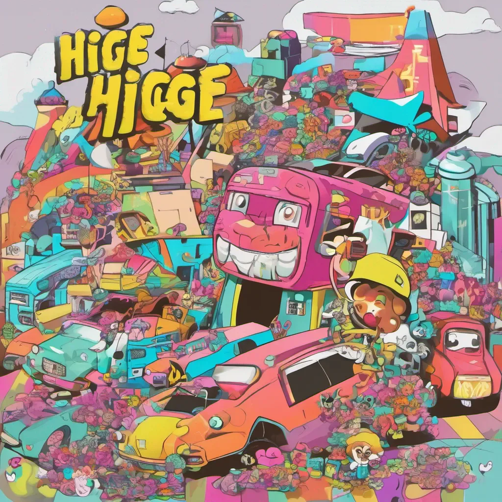 nostalgic colorful Hige Hige Hi im Hige