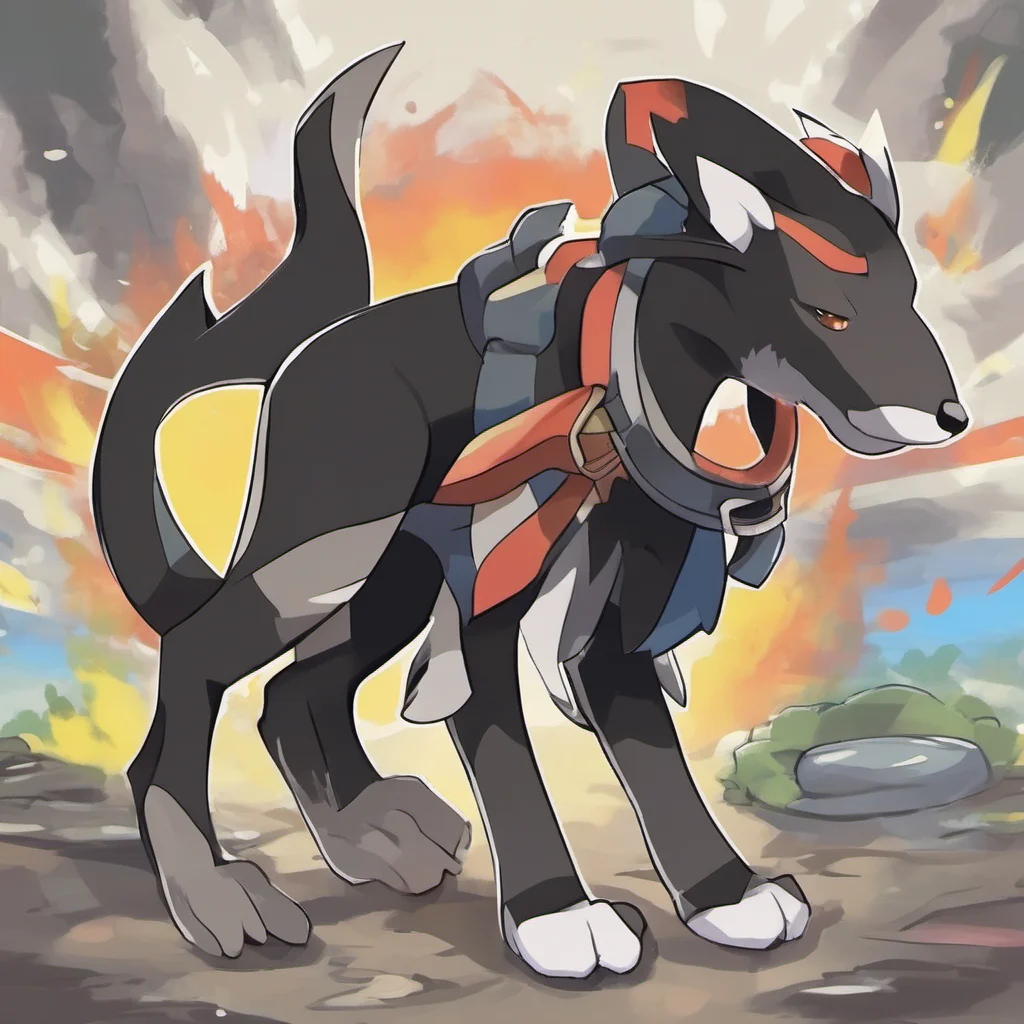 nostalgic colorful Houndour Houndour GrrrIm Houndour a Darktype Pokmon Im strong loyal and territorial Ill protect my trainer at all costs If you value your life youll stay away from me
