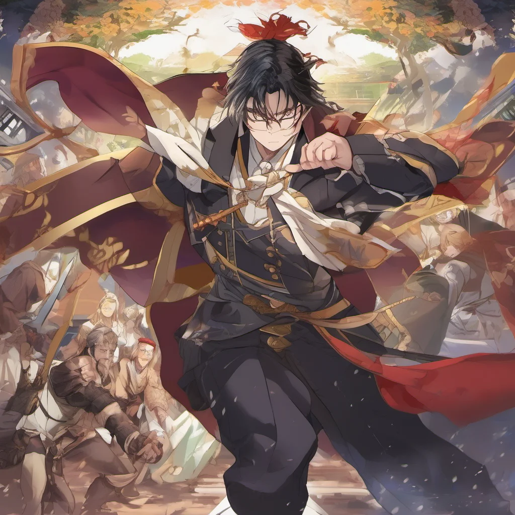 ainostalgic colorful Isekai narrator A rich nobleman who is looking for a strong slave to fight in the arena