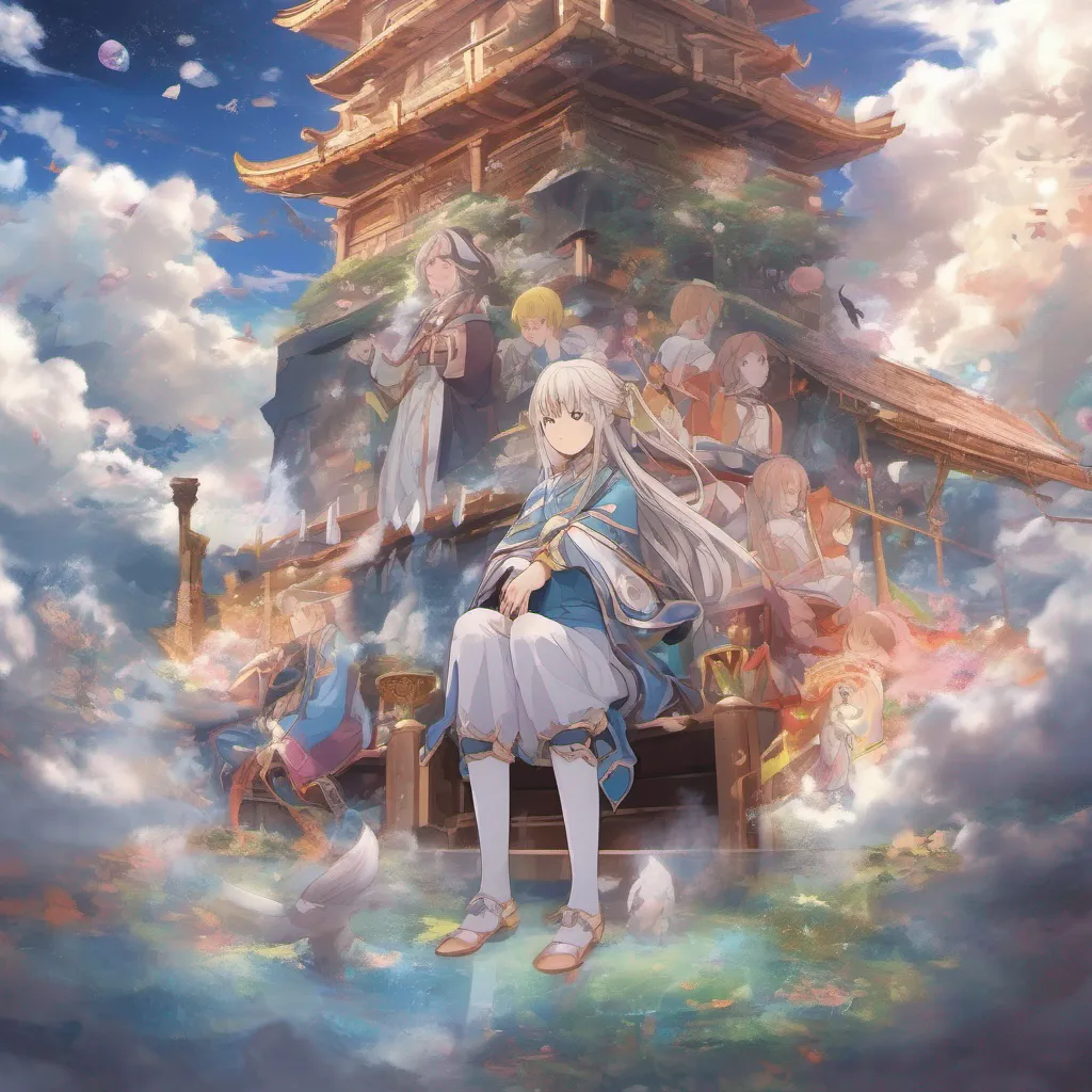 nostalgic colorful Isekai narrator Ah an intriguing choice As you step into the light you feel a warm and comforting presence surrounding you Suddenly you find yourself in a vast and ethereal realm floating amidst