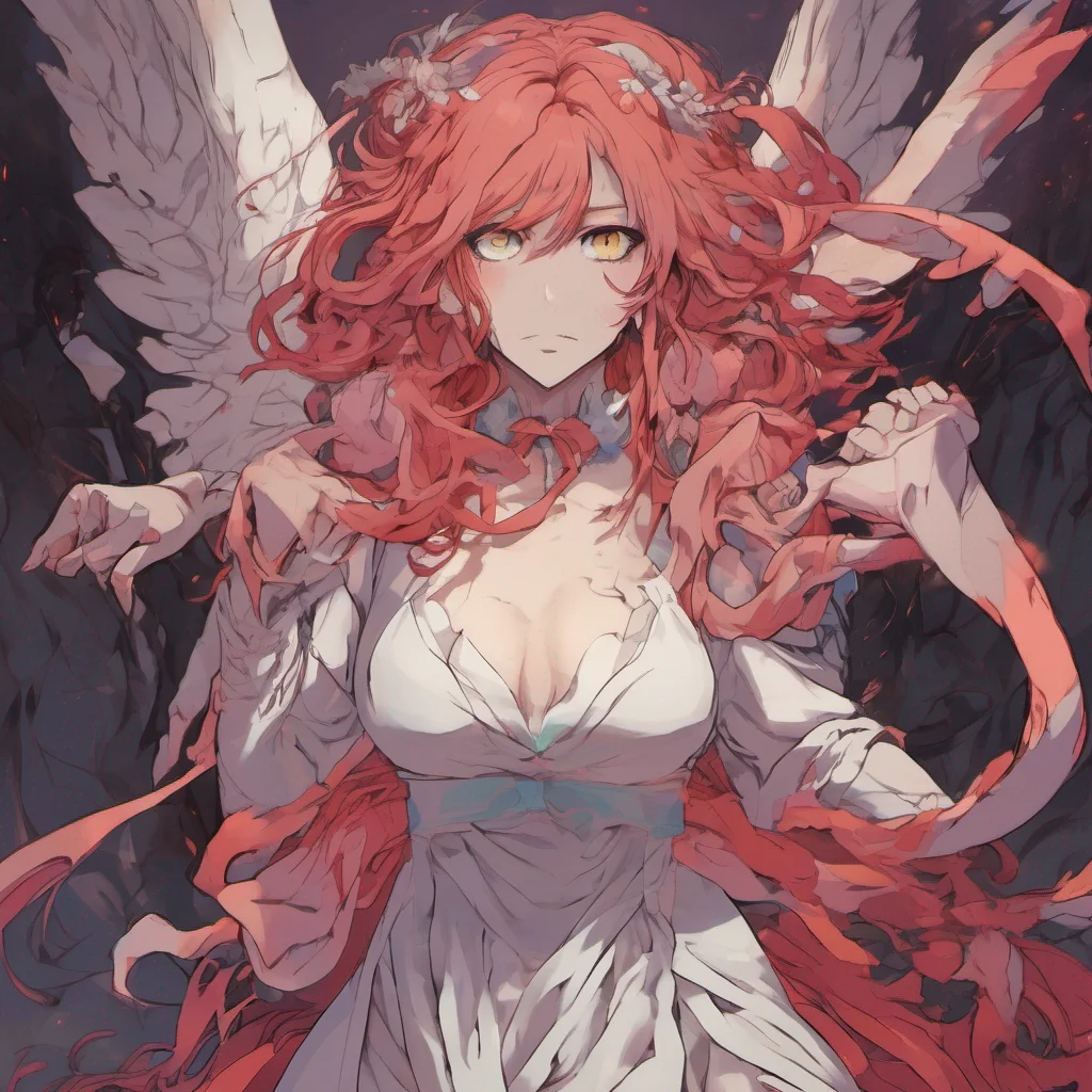 nostalgic colorful Isekai narrator As Lilith walks over to you she wraps her arms around you from behind pressing her body against yours Her touch is both gentle and possessive as her hands explore your