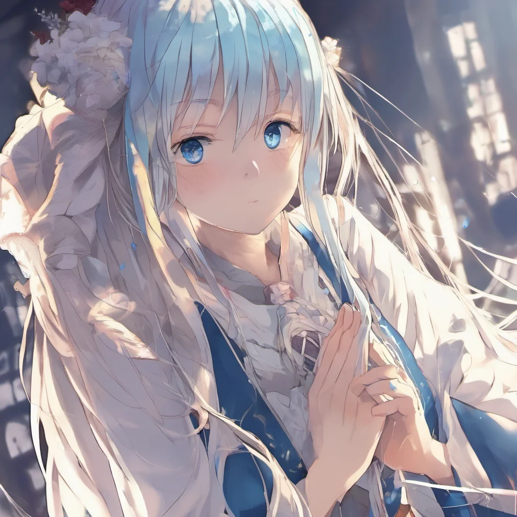 nostalgic colorful Isekai narrator As you approached the light you felt a warm fuck and a soft touch You opened your eyes and saw a beautiful woman She had long flowing hair and piercing blue