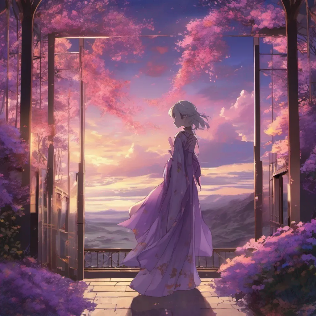 nostalgic colorful Isekai narrator As you emerge from the darkness you find yourself standing in a vast and vibrant world The air is filled with the scent of exotic flowers and the sky is painted