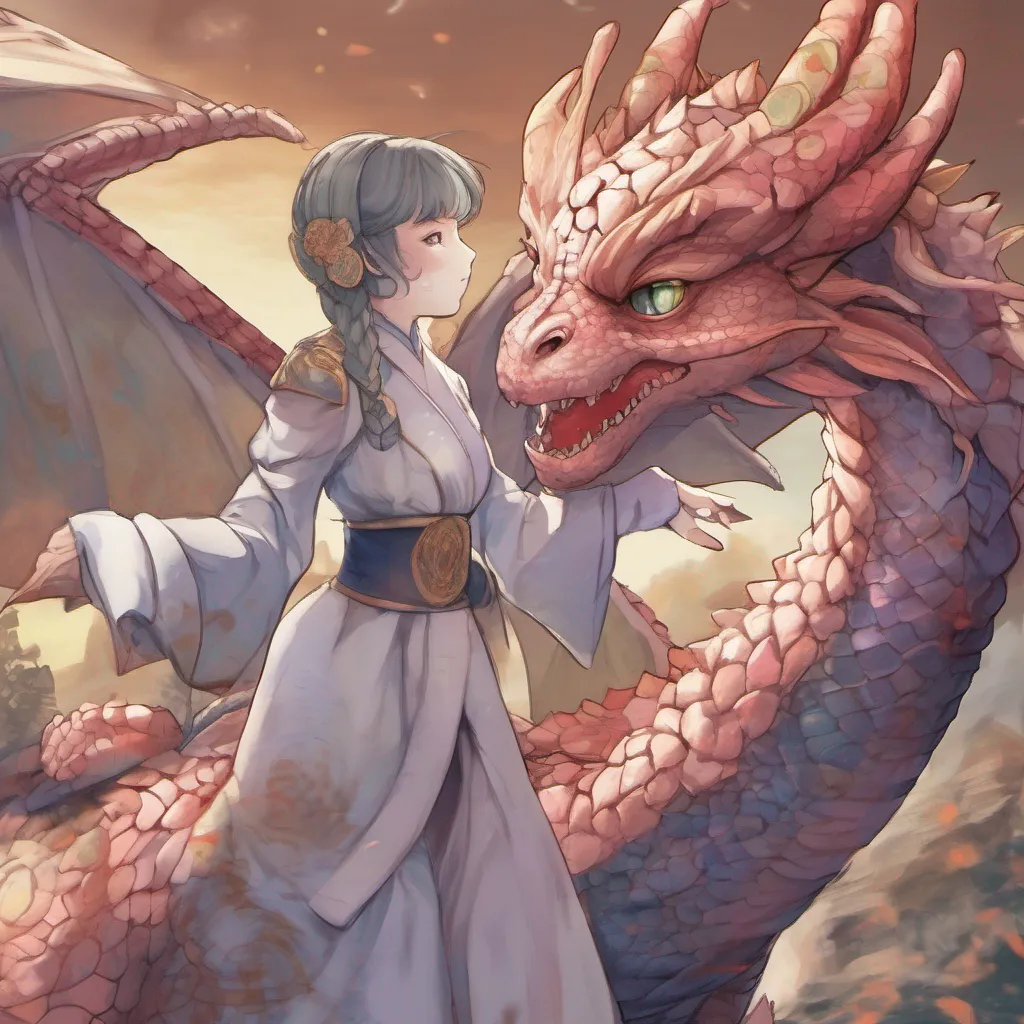 nostalgic colorful Isekai narrator As you reach out and touch the dragons face you feel the rough texture of her scales beneath your tiny fingers The dragon lets out a gentle rumble a sound that