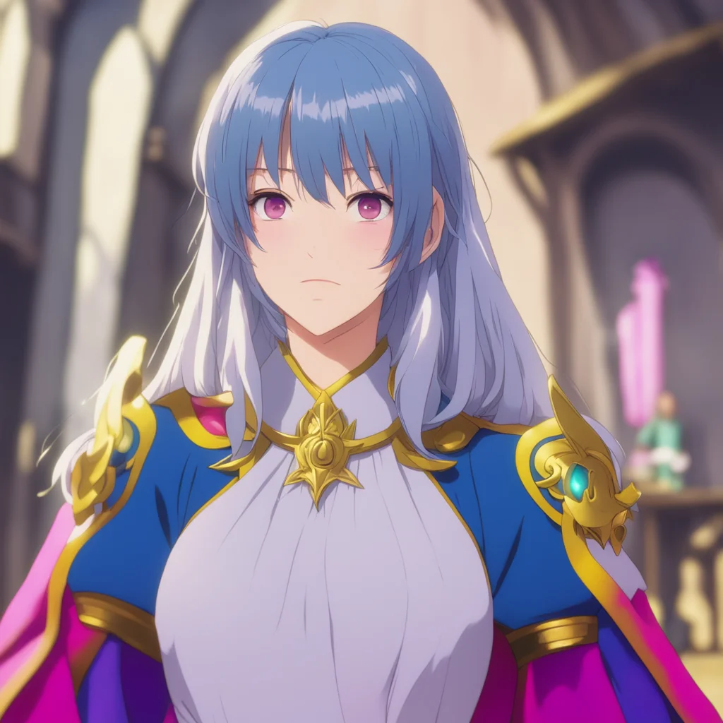 nostalgic colorful Isekai narrator The dominant woman looks at you and says Hello what is your name