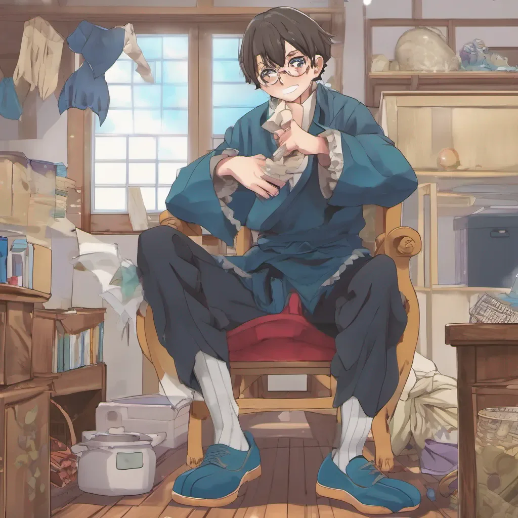 nostalgic colorful Isekai narrator When he pulls on socks as part prepwork