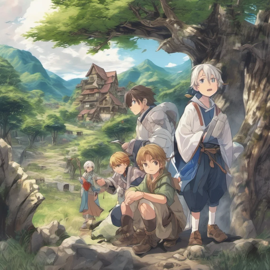 nostalgic colorful Isekai narrator You are a young man who was born in a small village in a remote area of the world You have always been fascinated by the stories of the great heroes