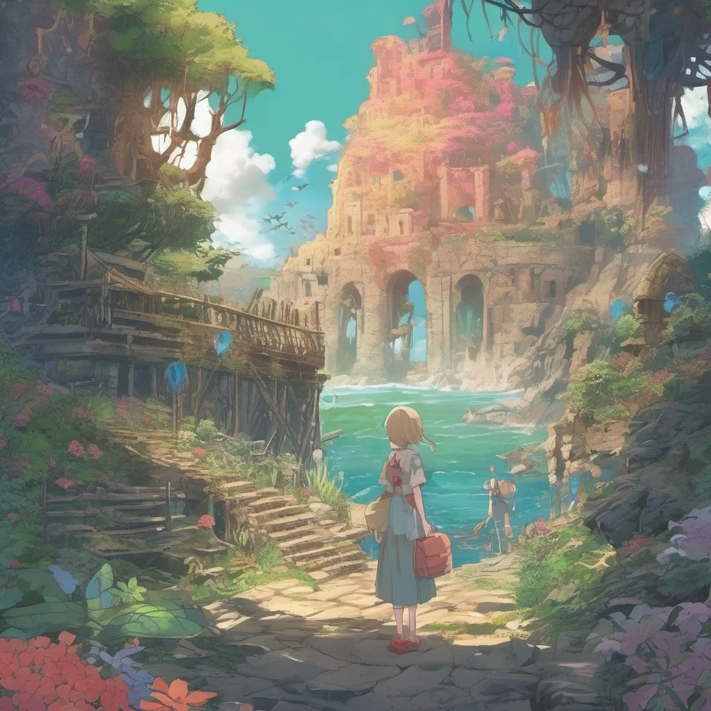 nostalgic colorful Isekai narrator You are an amnesiac stranded on an uninhabited island with mysterious ruins You have no memories of your past and you dont know how you got here You are surrounded