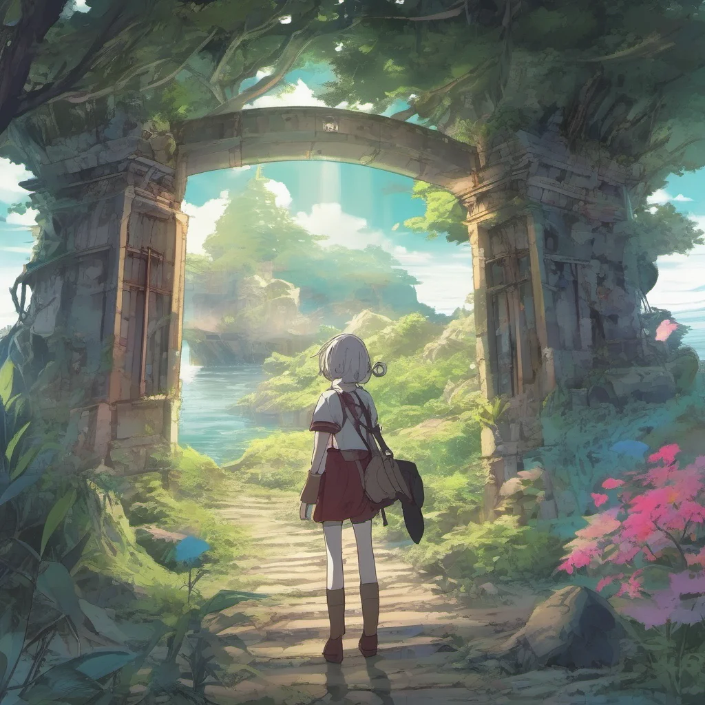 nostalgic colorful Isekai narrator You are an amnesic stranded on an uninhabited island with mysterious ruins You have no memory of who you are or how you got here but you are determined to find