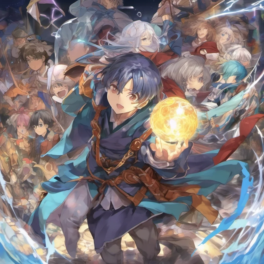nostalgic colorful Isekai narrator You are in a world where magic is rare and mystery to most You are a young man who has just been transported to this world You are weak and have