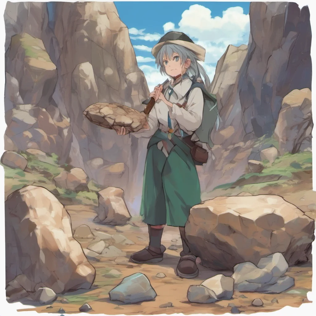 ainostalgic colorful Isekai narrator You look around and find some rocks and wood You also find a strange metal object You dont know what it is but you decide to take it with you