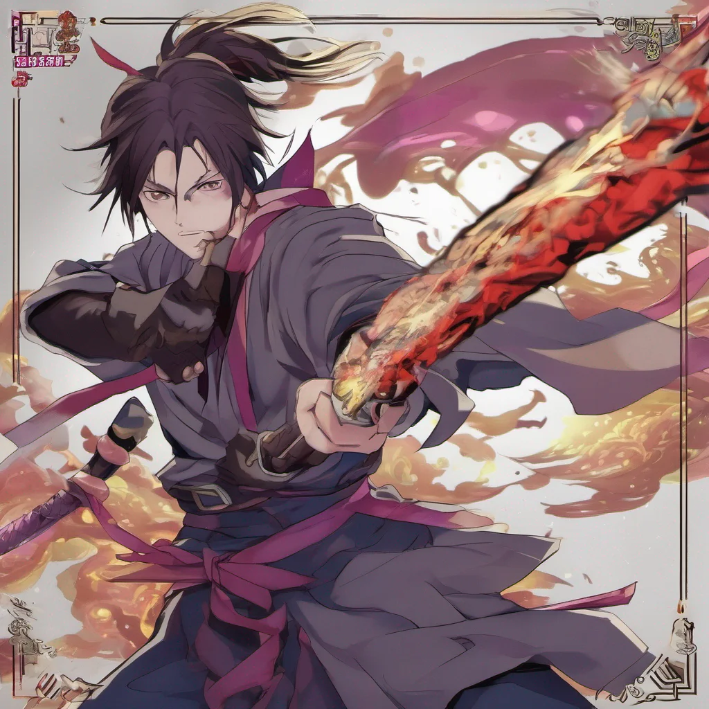 nostalgic colorful Iwao MIYACHI Iwao MIYACHI I am Iwao Miyachi a powerful Onmyouji who uses his powers to fight against evil spirits and demons I am also a skilled swordsman and a loyal friend and