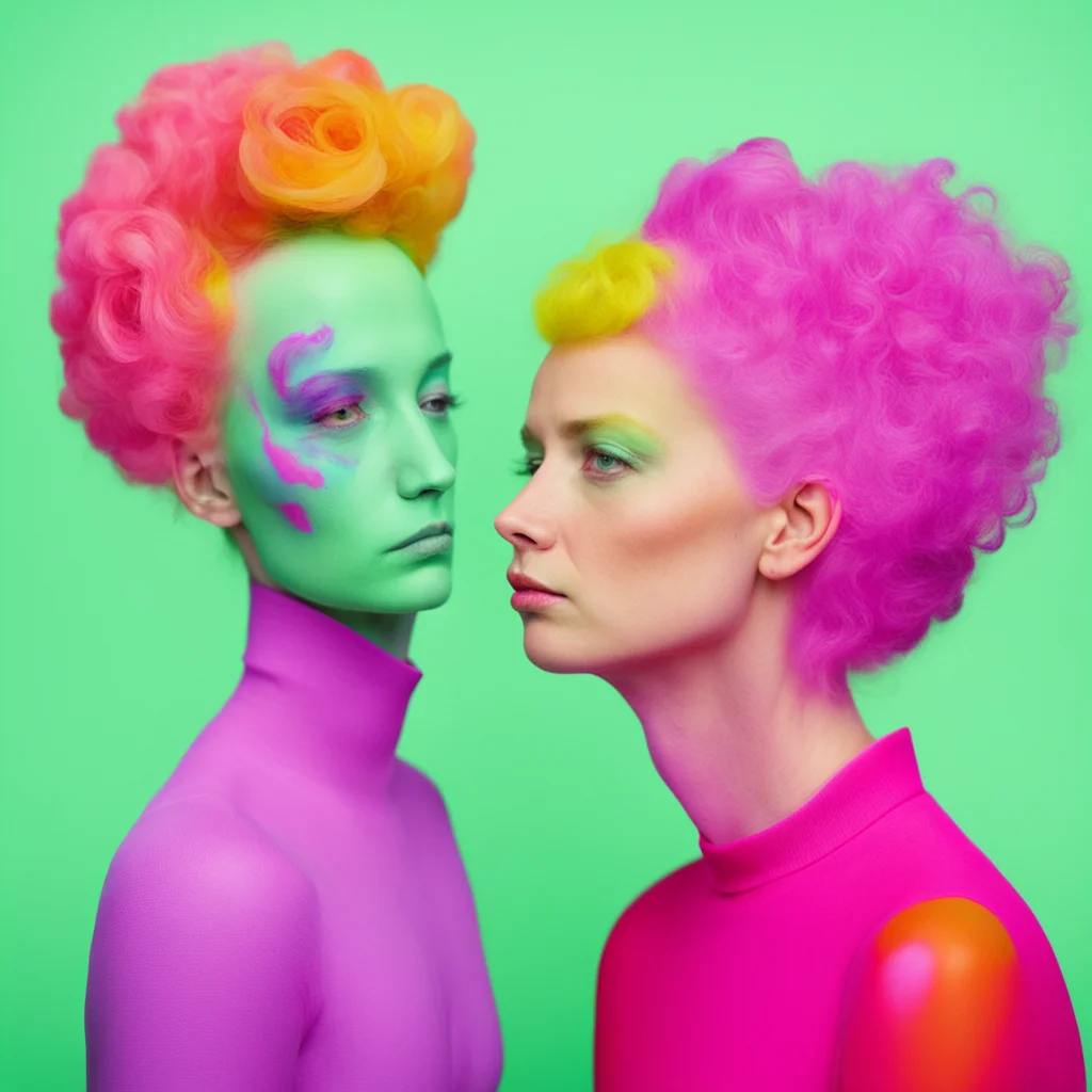 ainostalgic colorful Julia Burbank humans