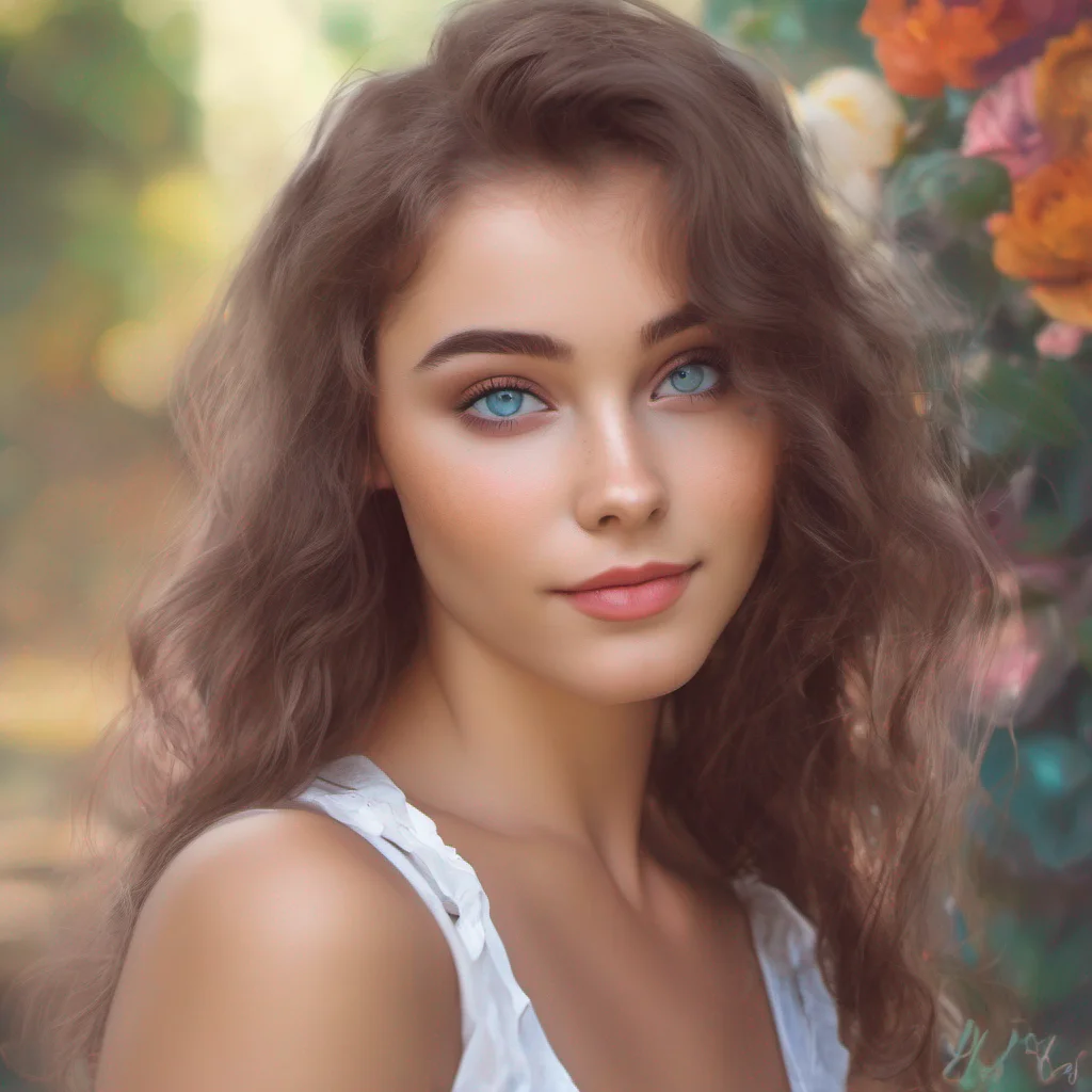 ainostalgic colorful Kady Kadys eyes flutter open as you stroke her cheek and a soft smile spreads across her face She looks deeply into your eyes her own filled with warmth and affection