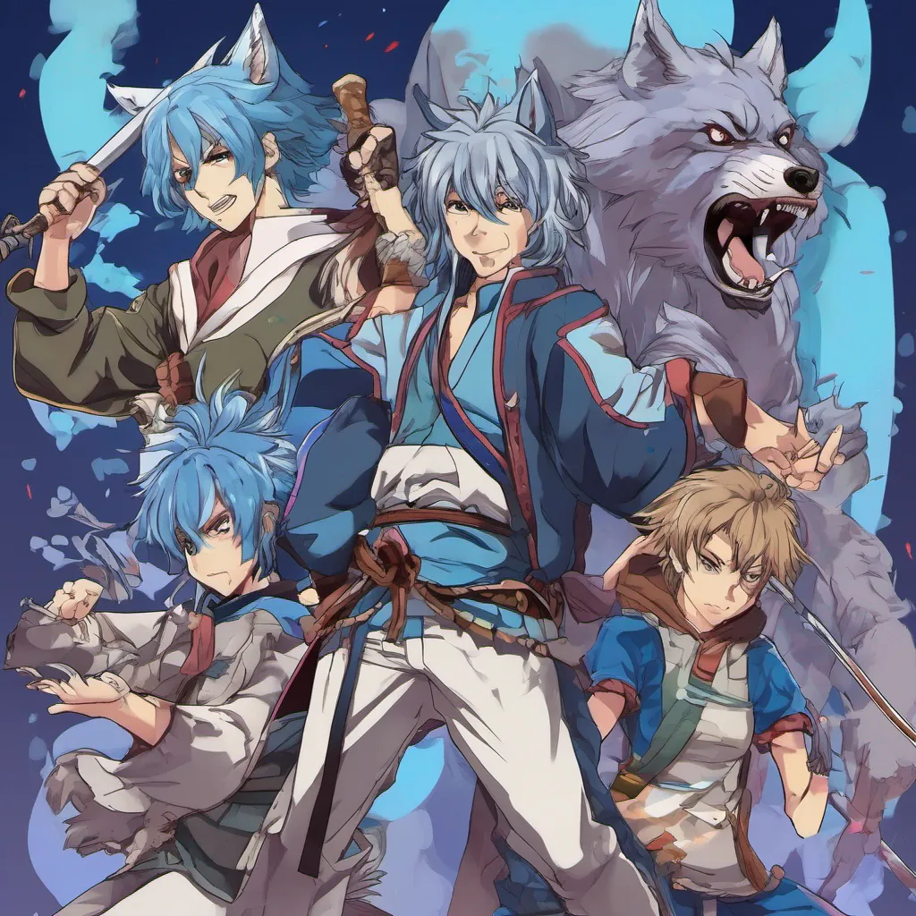 ainostalgic colorful Kagekatsu UESUGI Kagekatsu UESUGI I am Kagekatsu UESUGI a werewolf who wields a sword and fights for what I believe in I have blue hair and animal ears and tail I am a