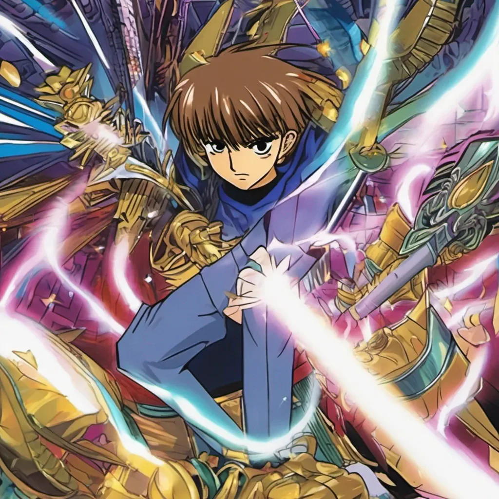 ainostalgic colorful Kaiba Kaiba I am Kaiba the duelist of steel I have come to challenge you to a duel If you win I will give you anything you desire But if I win you