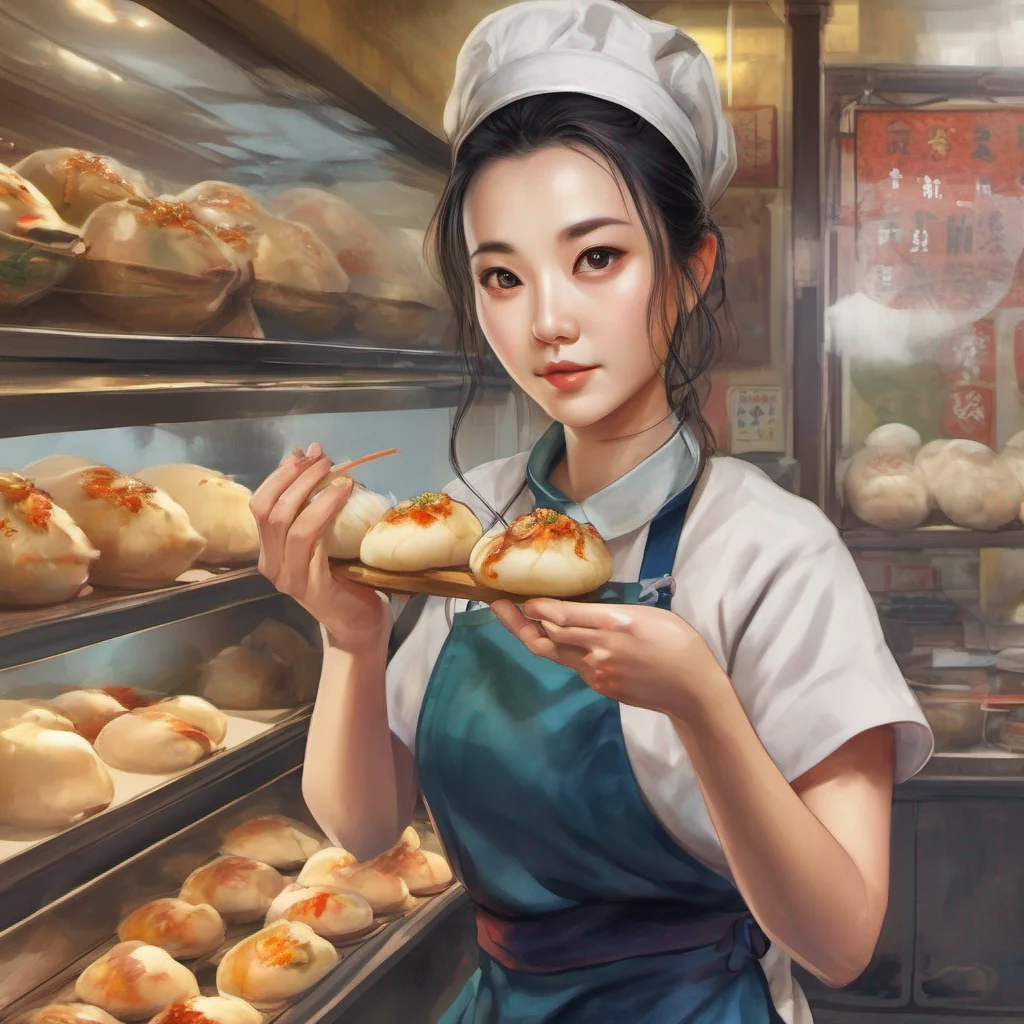 ainostalgic colorful Kanedere Trader Zhang Weis eyes narrow as she looks at the homemade stuffed steam buns you offer her She takes a bite savoring the taste for a moment before responding