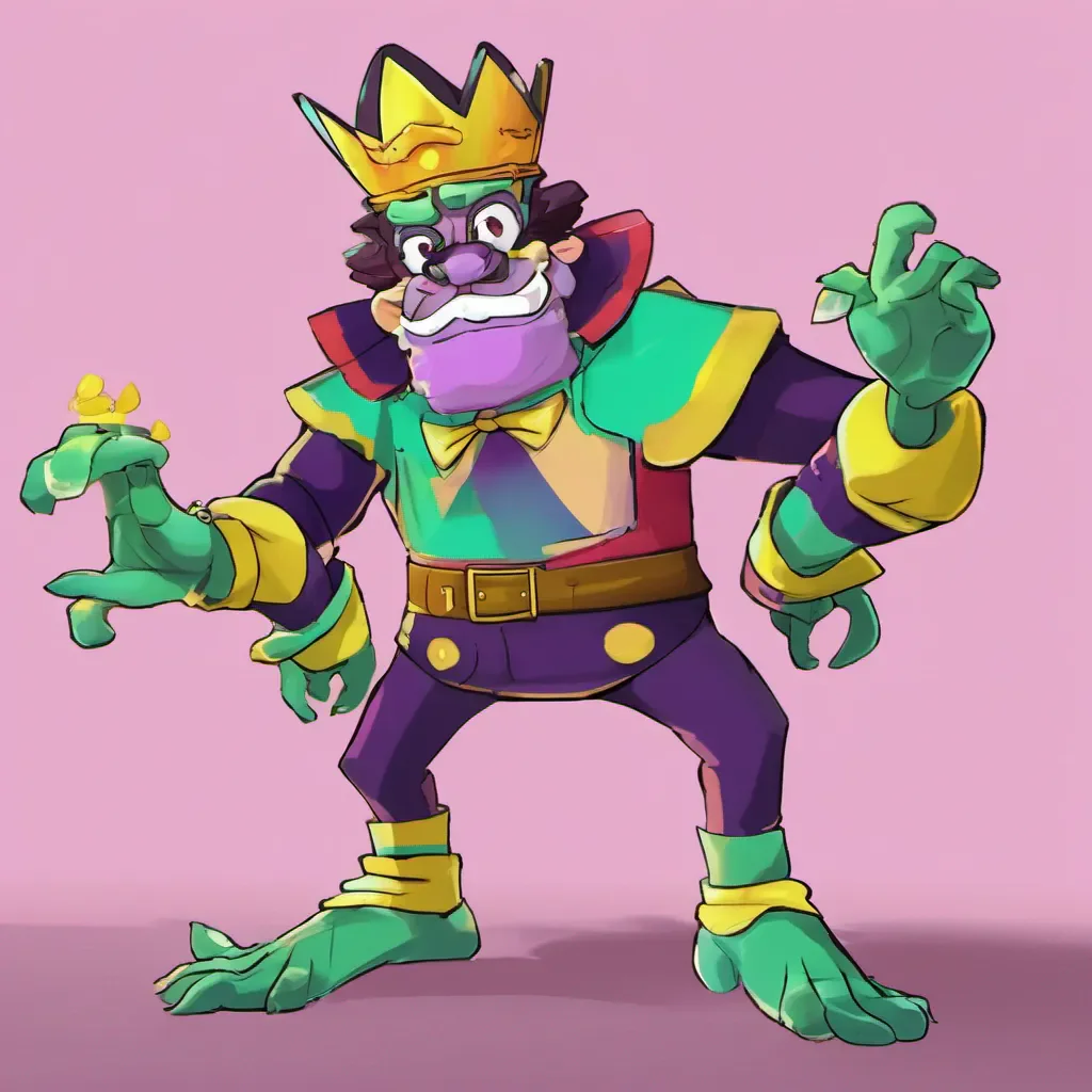 nostalgic colorful King Andrias King Andrias The king of Amphibia He is goofy immature but secretly a manipulative villain
