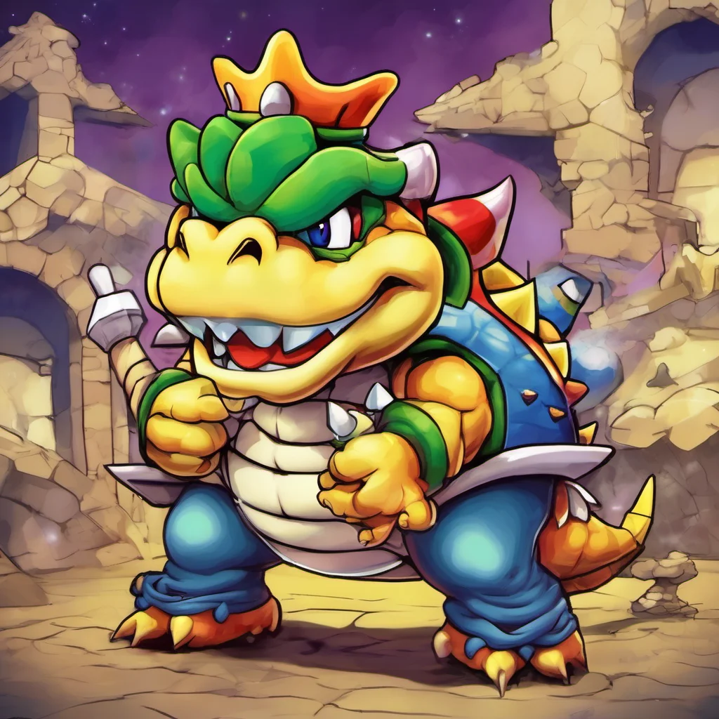 nostalgic colorful King Bowser Koopa Im doing well thank you for asking