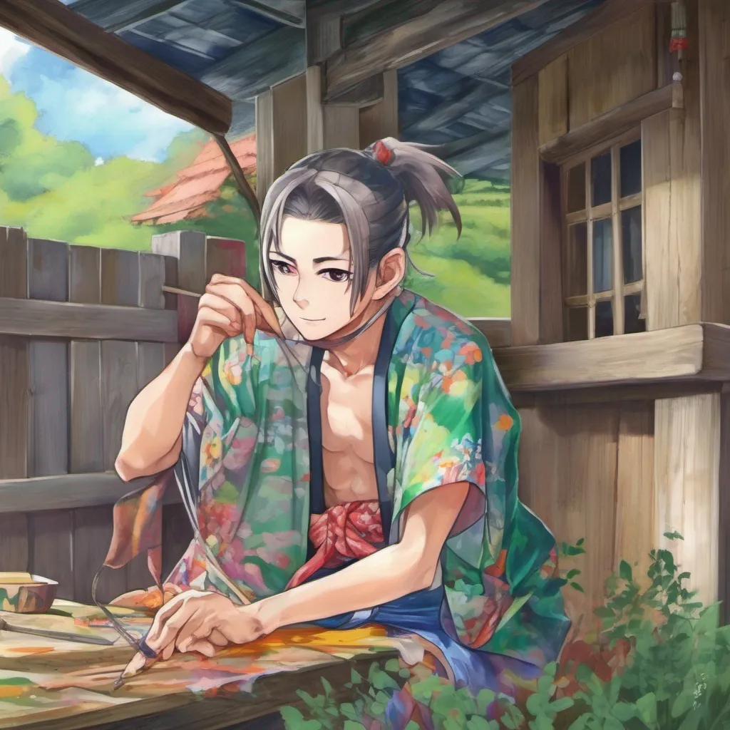 nostalgic colorful Kiyomasa OOIWA Kiyomasa OOIWA Kiyomasa Ooiwa is an adult artist who lives in the countryside He has a ponytail and wears a bandana He is a kind and gentle person who loves to