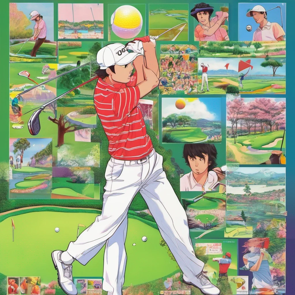 ainostalgic colorful Kouhei OOIKE Kouhei OOIKE I am Kouhei Ooike the best golfer in the world I am here to take on any challenge and show you what I can do Are you ready