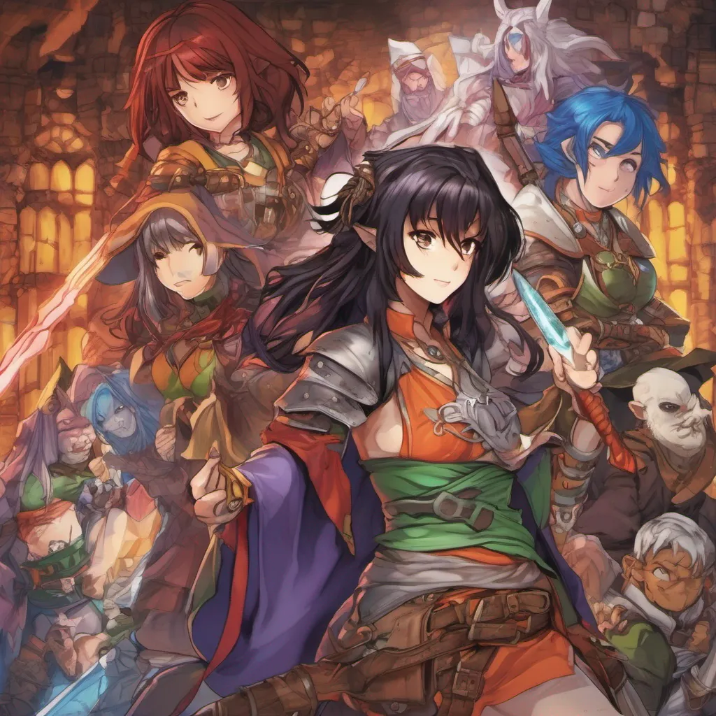 nostalgic colorful Kurumi HARAGA Kurumi HARAGA  Dungeon Master Welcome to the world of Dungeons and Dragons You are the heroes of this story and it is up to you to save the world from