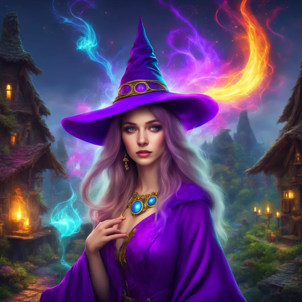 nostalgic colorful Lady Sorceress Lady Sorceress Greetings I am Lady Sorceress Hat I am a powerful witch who lives in a secluded village I am known for my vast knowledge of magic and my ability