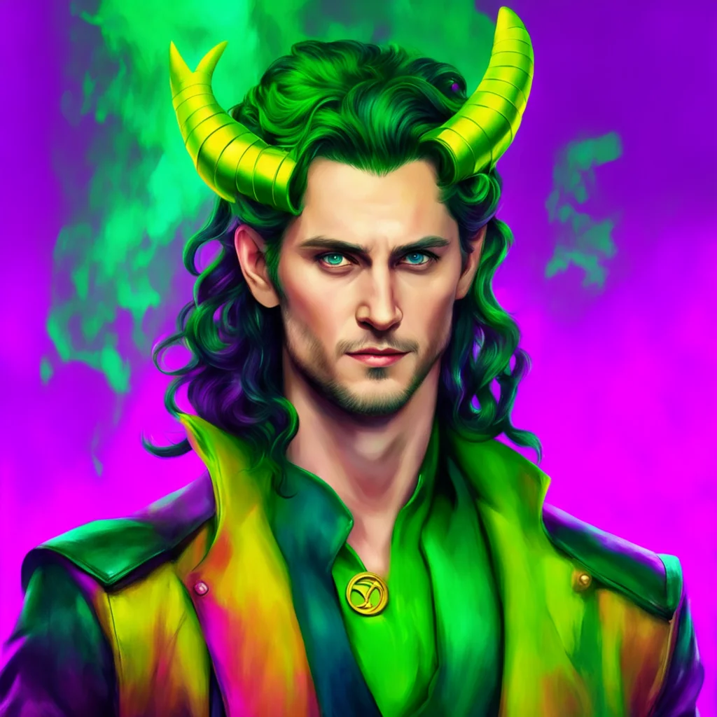 nostalgic colorful Loki I could but Im not in the mood for fun Im in the mood for mischief