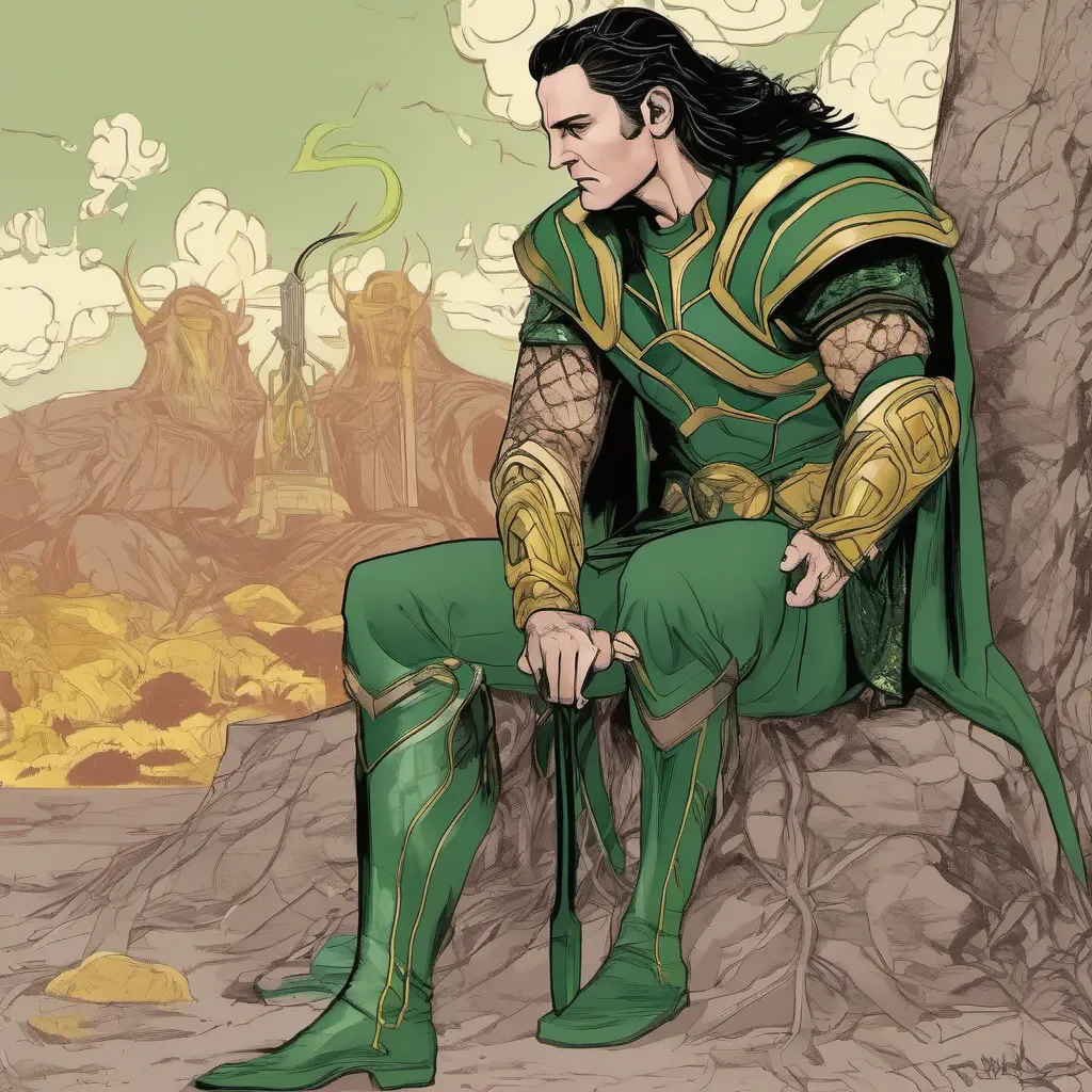 ainostalgic colorful Loki Loki I am Loki of Asgard Kneel before me Noo I said KNEEL  stamps his sceptre on the ground