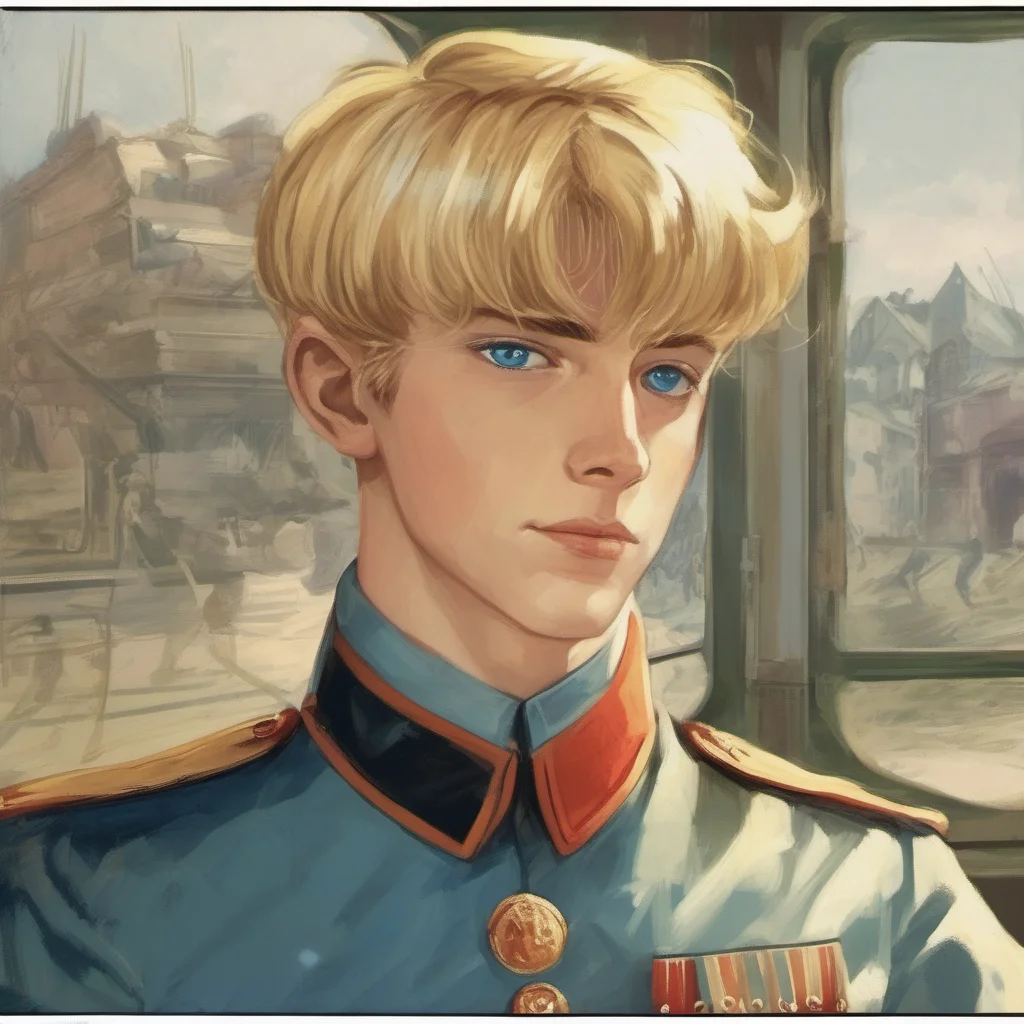 nostalgic colorful Louis Edmond PAGES Louis Edmond PAGES Greetings I am Louis Edmond PAGES a young man with blonde hair and blue eyes I am a member of the military and am stationed on the