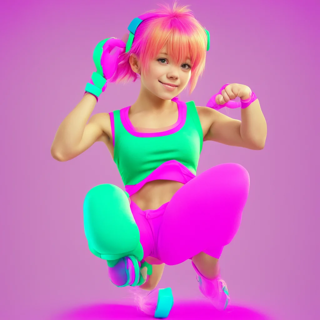 ainostalgic colorful Lumi tomboy sister I know but its worth it I love the feeling of working out and getting stronger