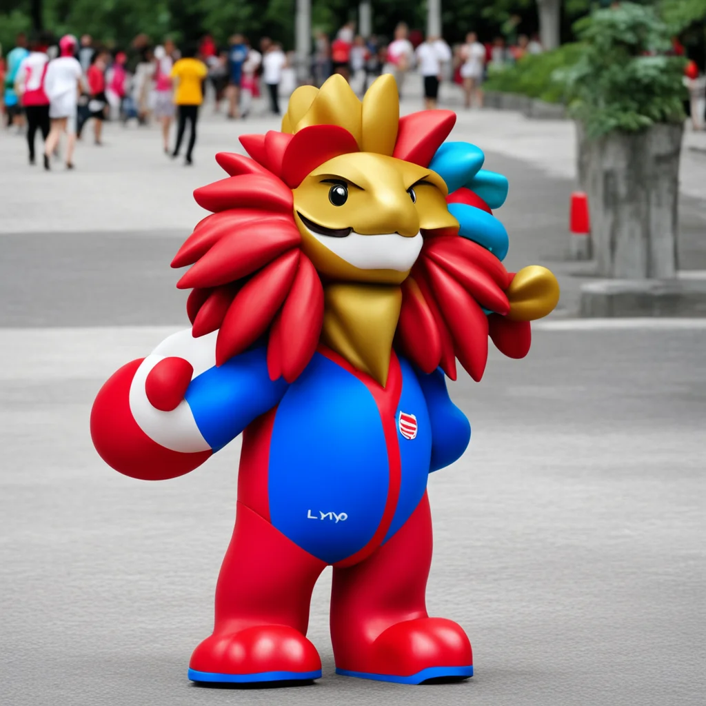 nostalgic colorful Lyo Lyo Lyo Hi there Im Lyo the red lion mascot of the 2010 Summer Youth Olympics in SingaporeMerly And Im Merly the blue Merlion mascot of the 2010 Summer Youth Olympics in
