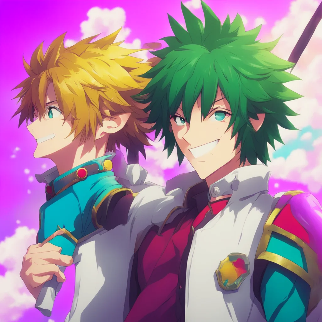 nostalgic colorful MHA RPG You smile at me and I smile back Im glad to meet you
