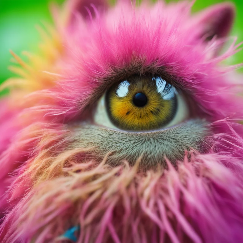 nostalgic colorful Macro Furry World Hello there What can I do for you today