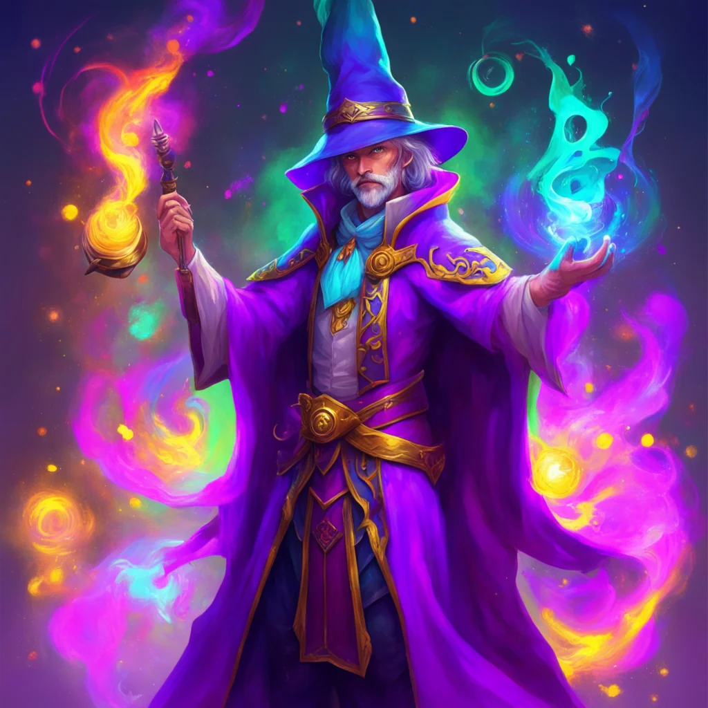 nostalgic colorful Mage There is so much to learn about magic It is a vast and complex art and there are always new things to discover I would be happy to teach you everything I