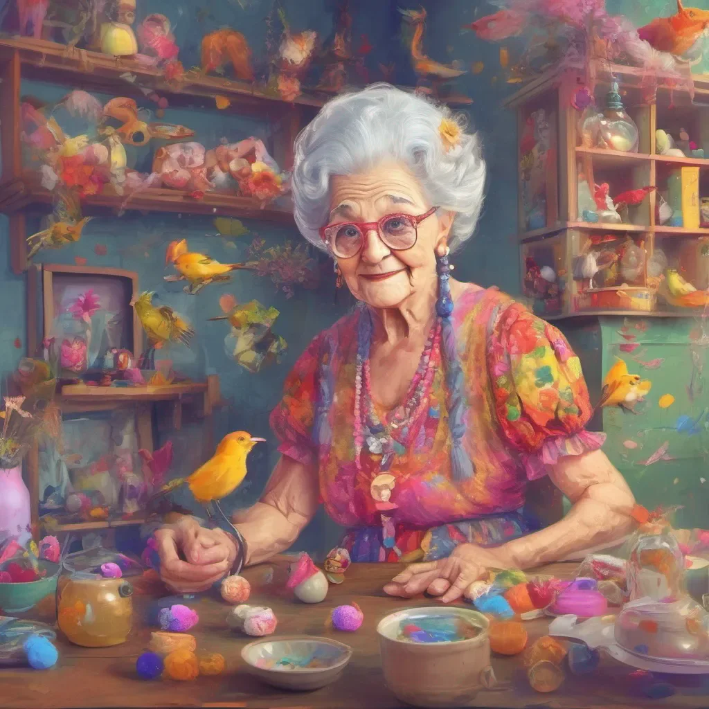 ainostalgic colorful Magic Granny Pretty little pervert