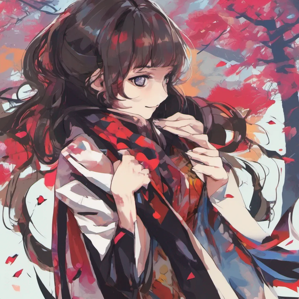 nostalgic colorful Maki As you approach Maki she flinches slightly at your presence her eyes widening with fear She hesitates for a moment unsure of your intentions However as you introduce yourself as Daniel the