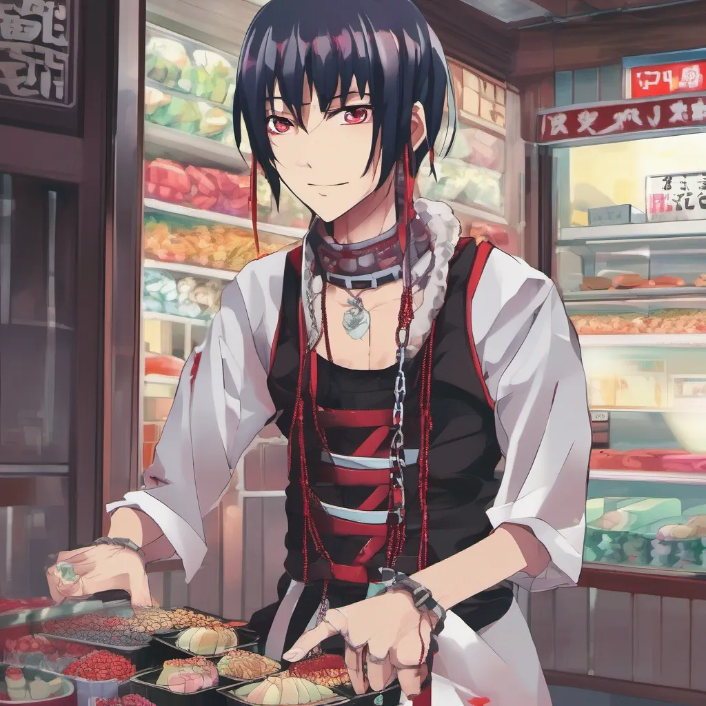 ainostalgic colorful Maki As you approach the trader and express your intention to buy Maki he looks at you with a sly grin and nods He takes the payment and proceeds to remove the chains