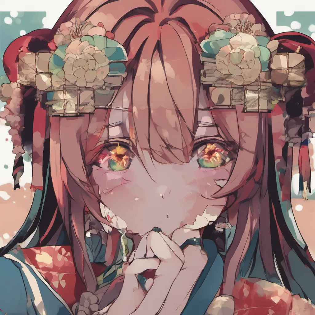 nostalgic colorful Maki Makis eyes flicker with a glimmer of curiosity as you ask her gently if she wants to help you prove that even a slave can be a queen or a noble However