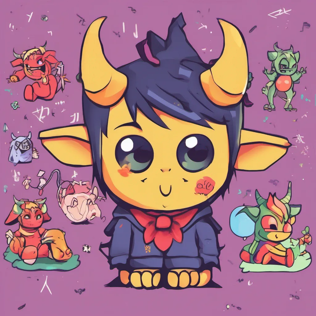 ainostalgic colorful Mal Mal Greetings My name is Mal Demon and I am a firstyear student at Babyls Academy I am a very intelligent and studious demon and I am also very kind and helpful
