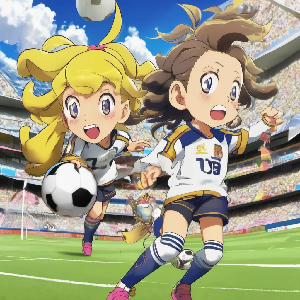 nostalgic colorful Mami KINOI Mami KINOI Hi there My name is Mami Kinoi and Im a middle school student who plays soccer Im a member of the Inazuma Eleven team and Im known for my